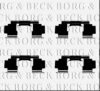 BORG & BECK BBK1436 Accessory Kit, disc brake pads